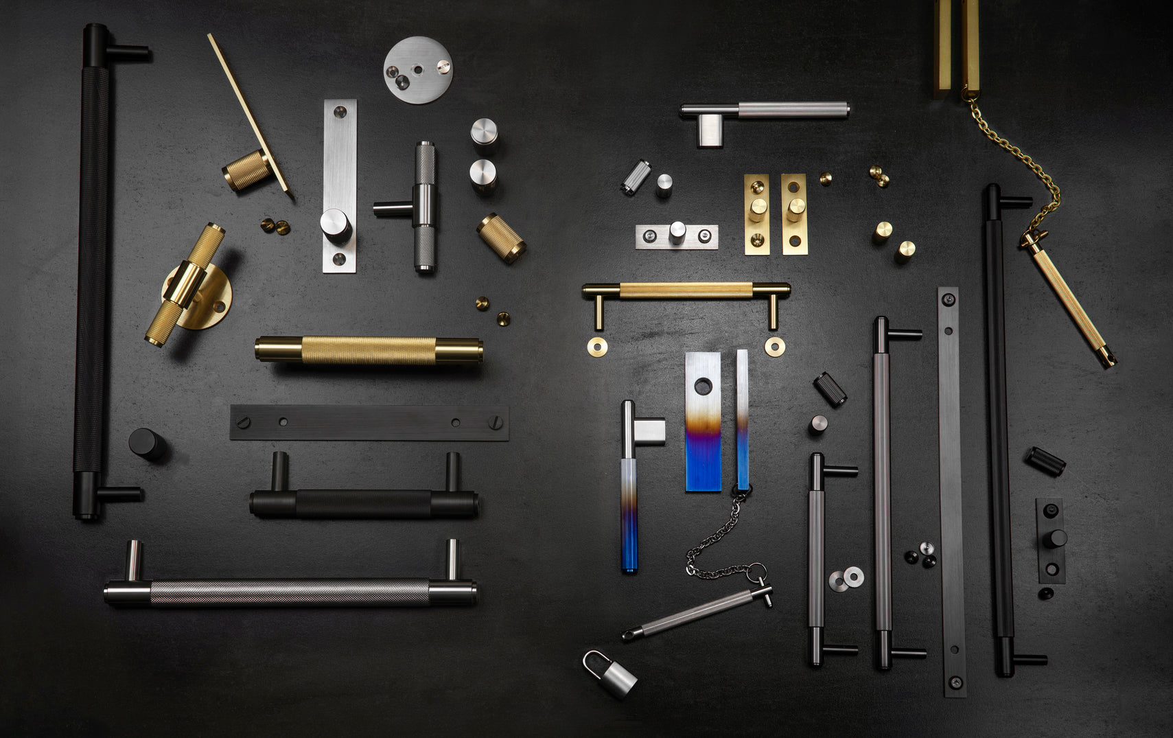 Buster & Punch Linear and cross hardware greb