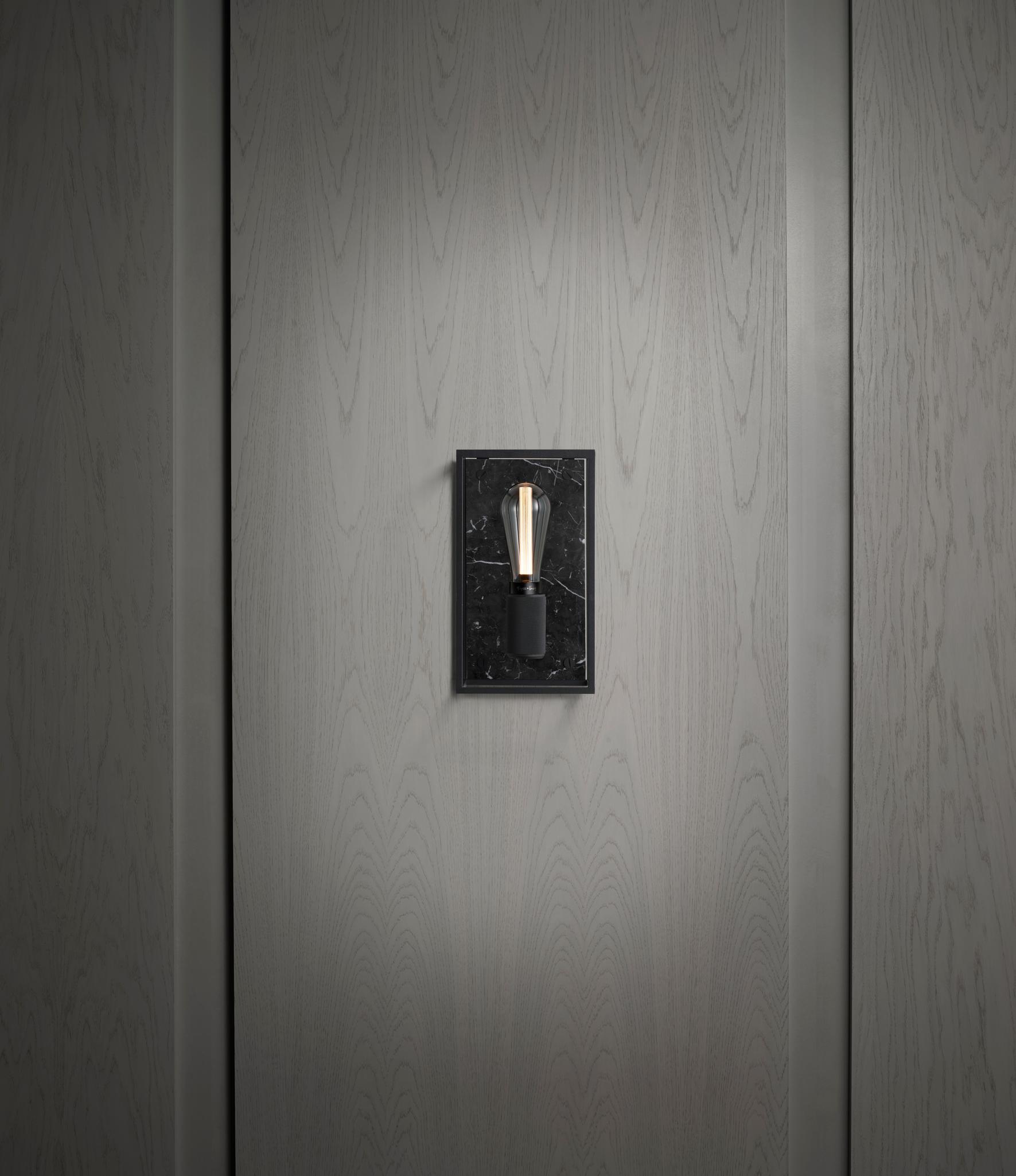 Buster & Punch Caged wall black marble light