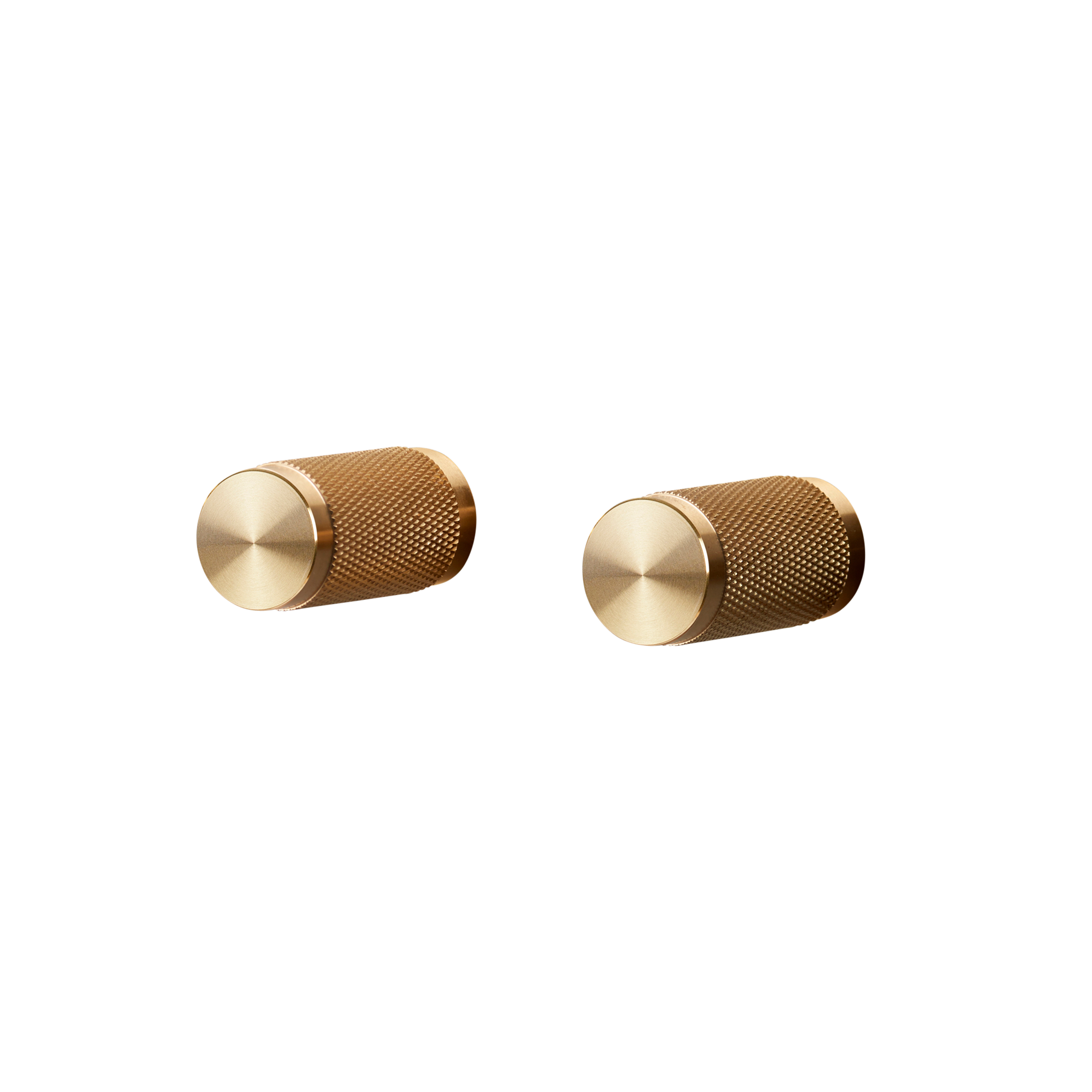 Furniture knob cross - brass