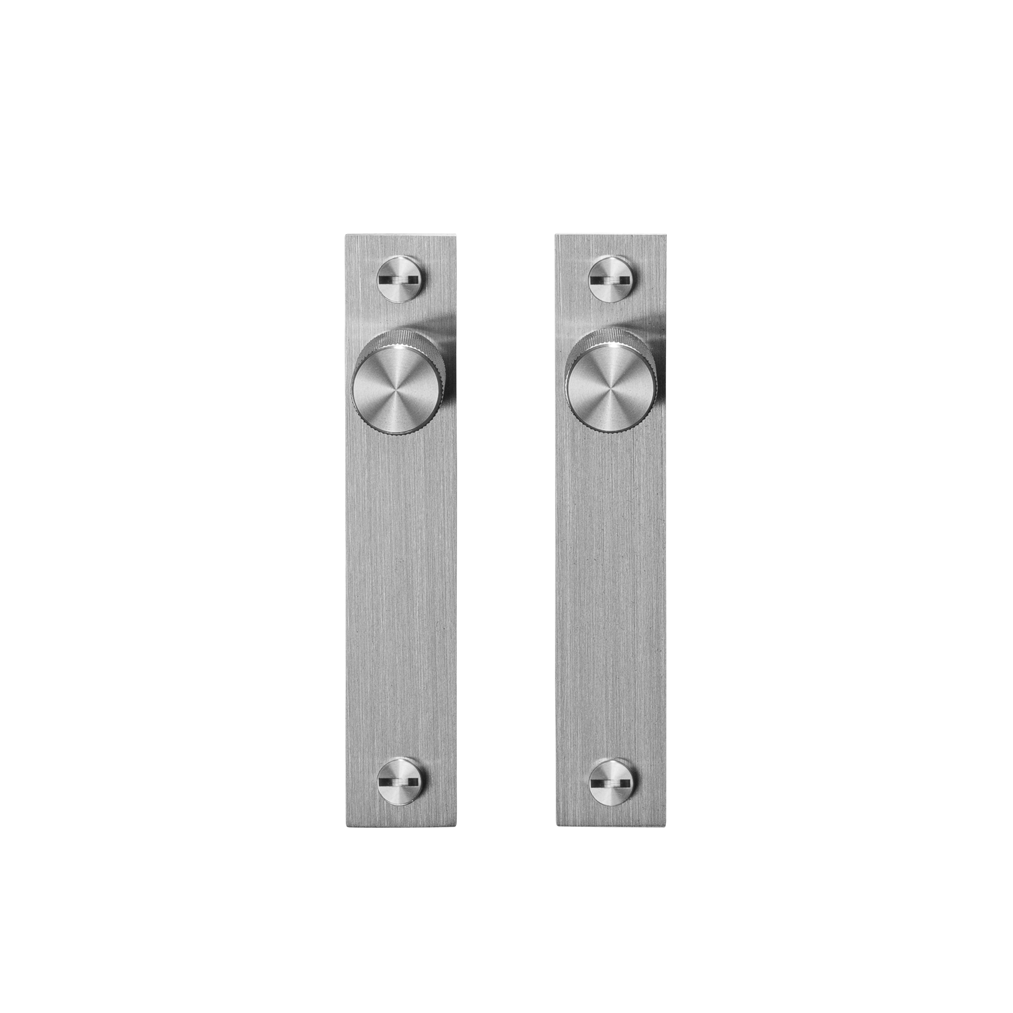 Furniture knob plate cross - steel