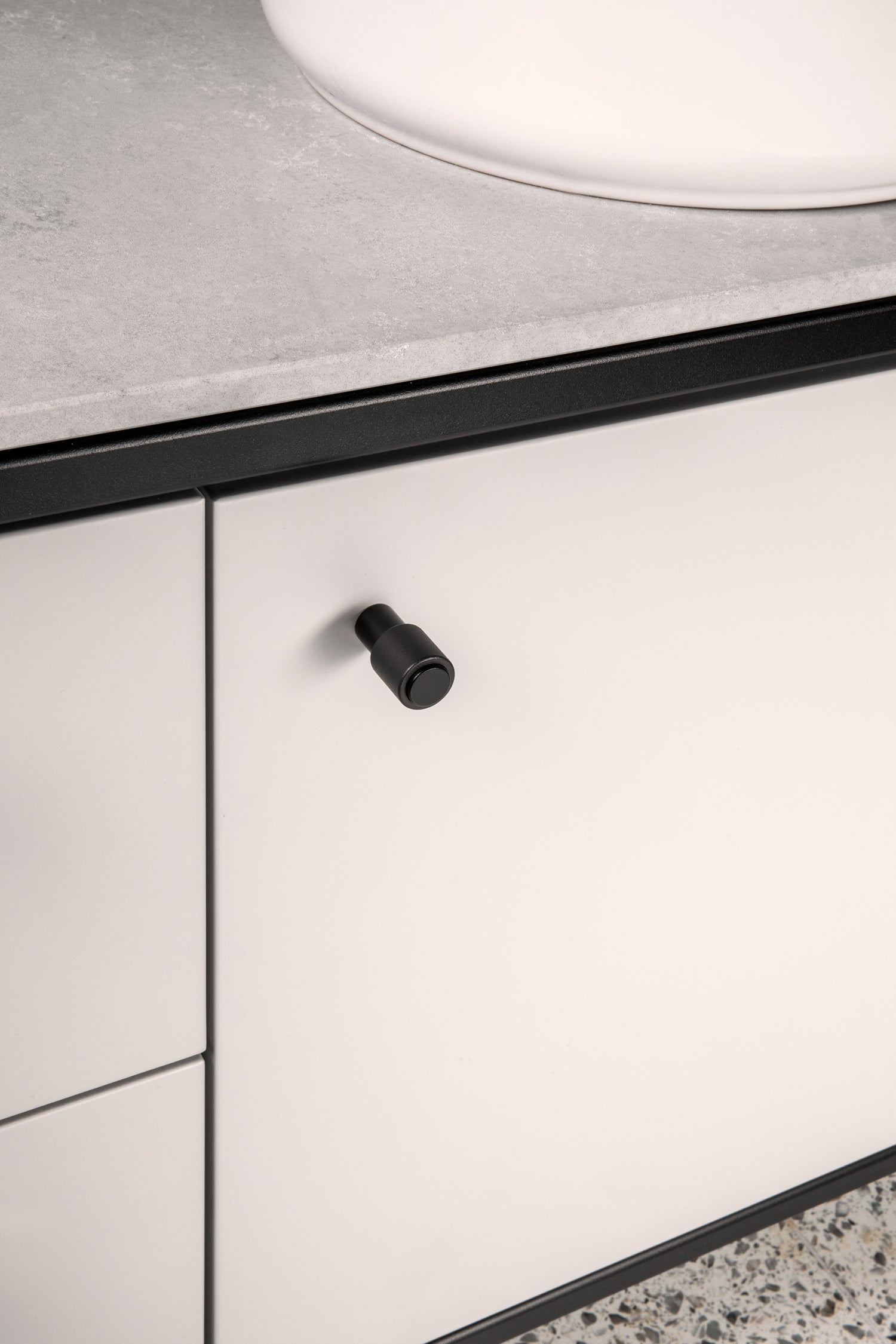 MØBELKNOP / CAST / SVEJSER SORT