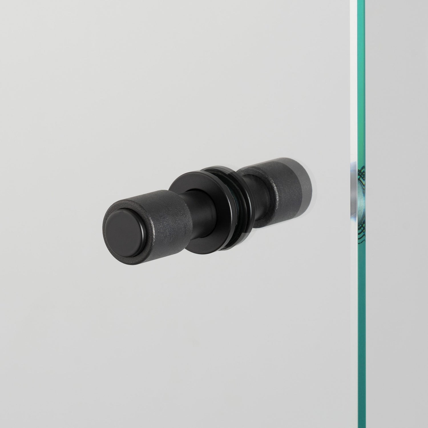 FURNITURE KNOB / DOUBLE-SIDED / CAST / WELDERS BLACK