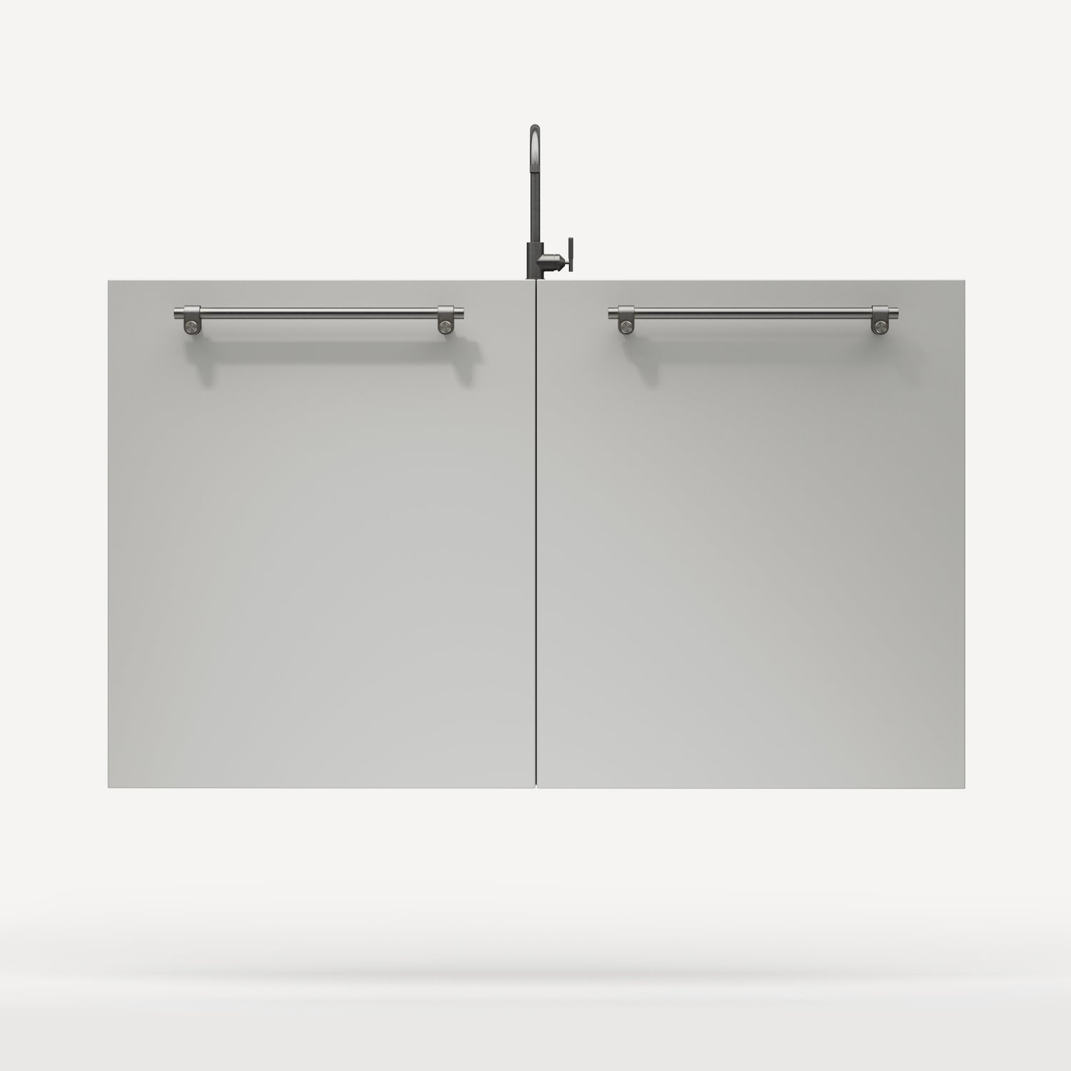 Skab til halvanden vask