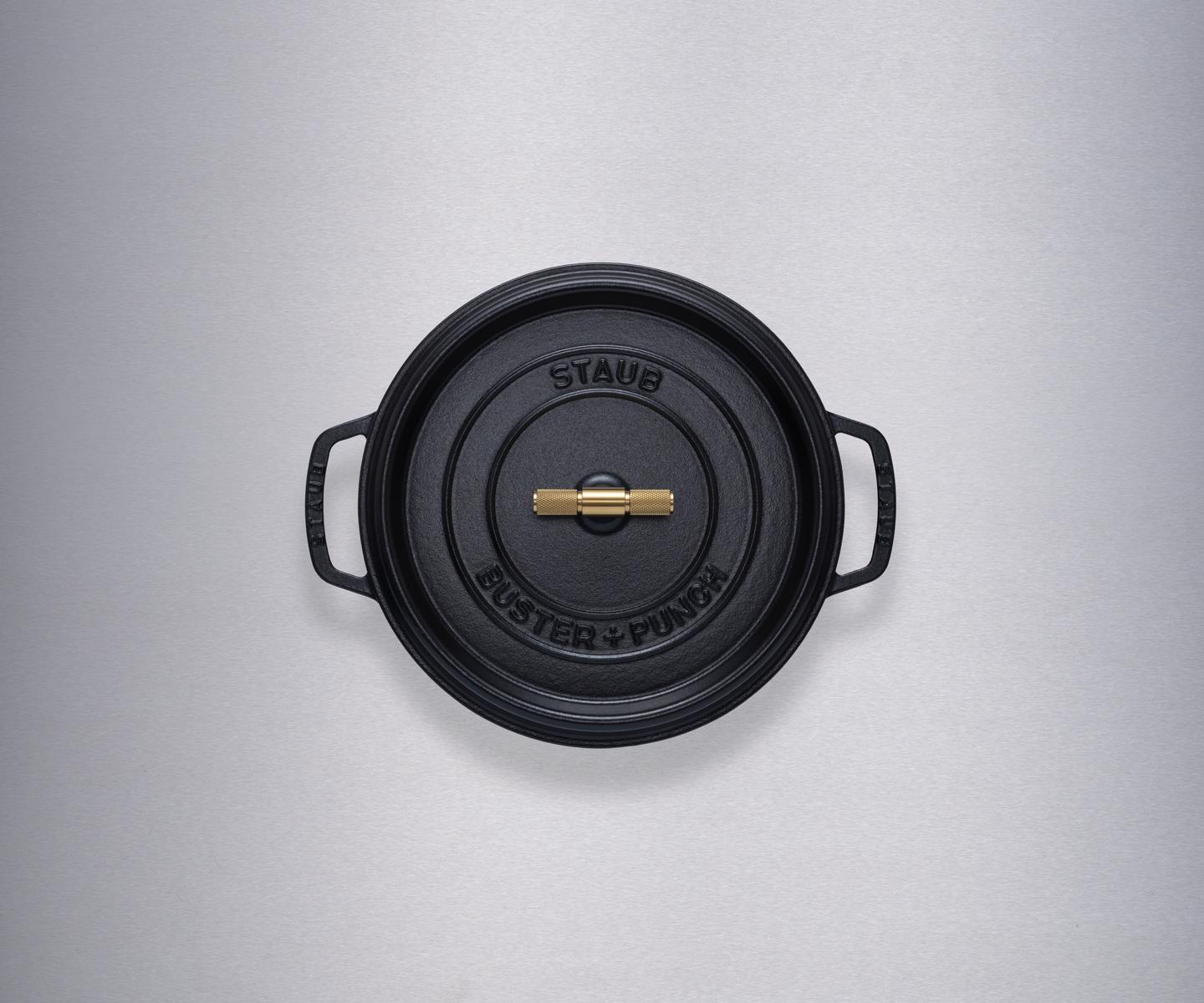COKOTTE 28CM / 11,02 TOMMER / STAUB / SORT