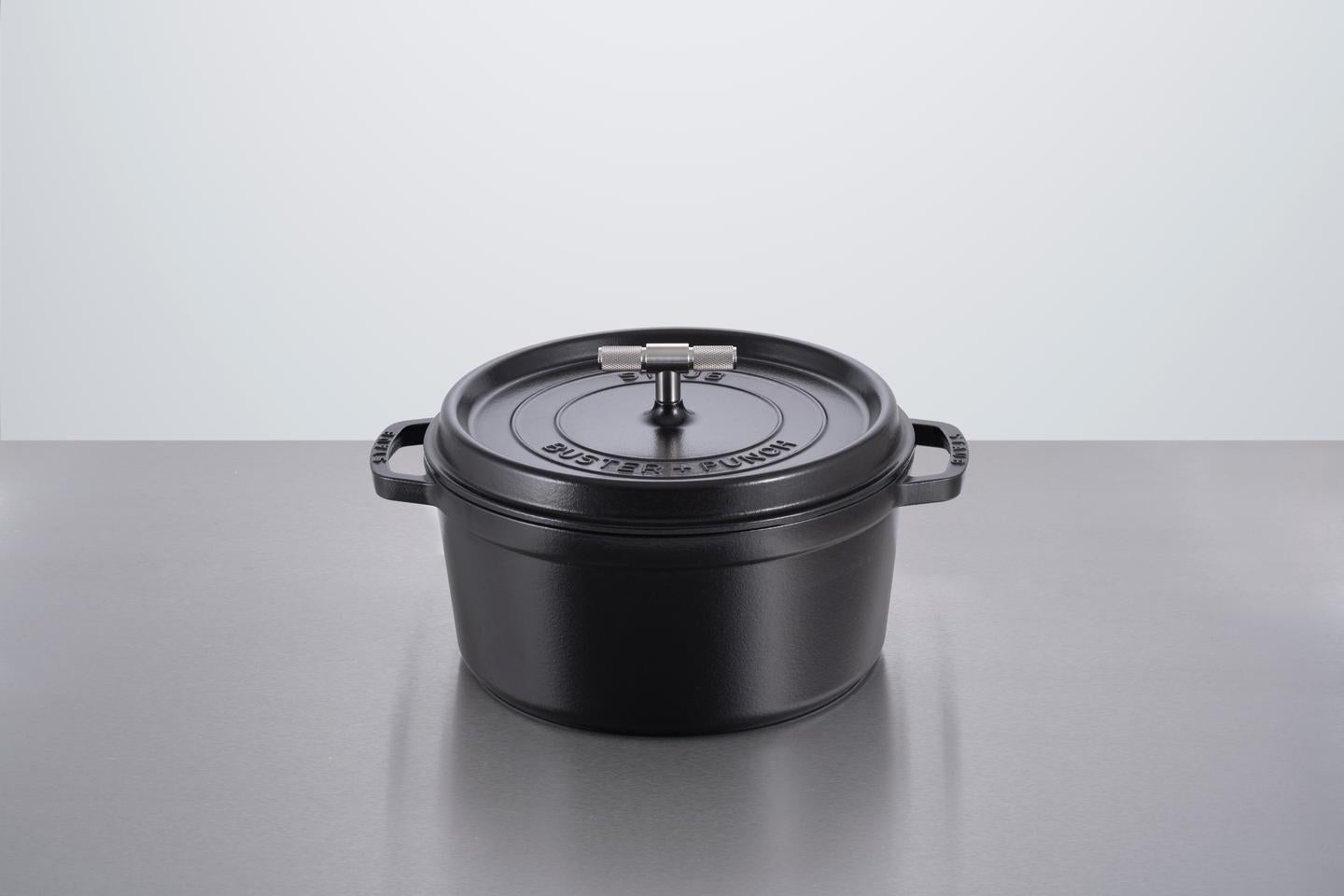 COKOTTE 24CM / 9,45 TOMMER / STAUB / SORT