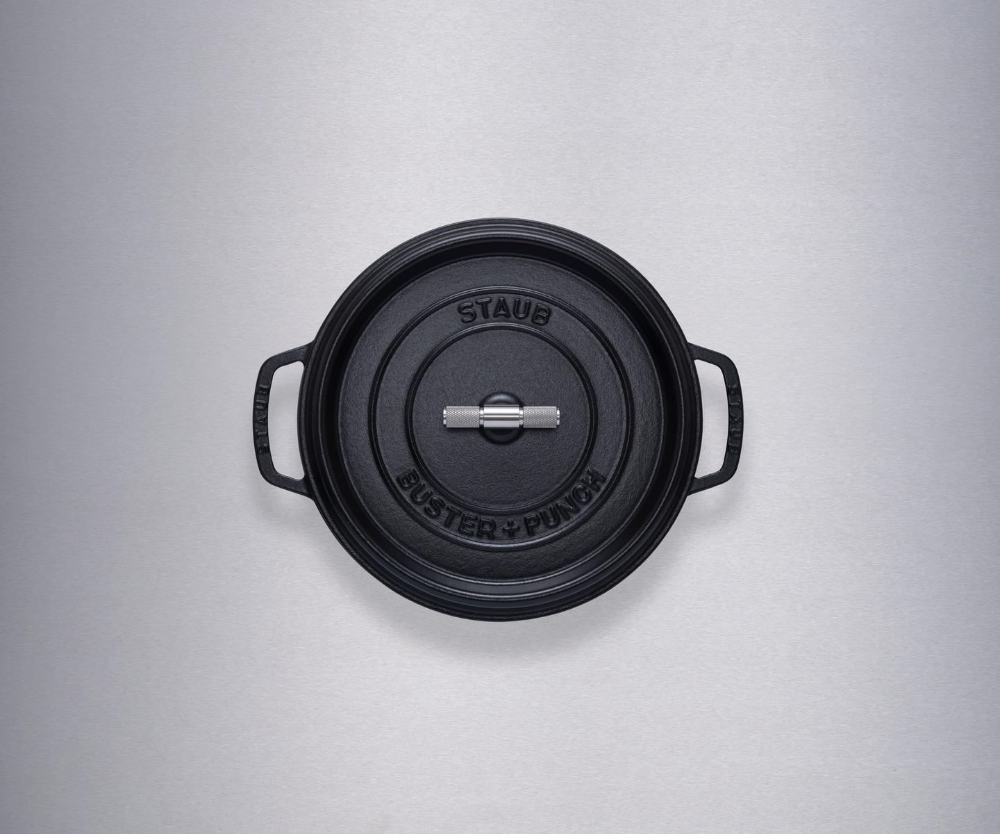 COKOTTE 28CM / 11,02 TOMMER / STAUB / SORT