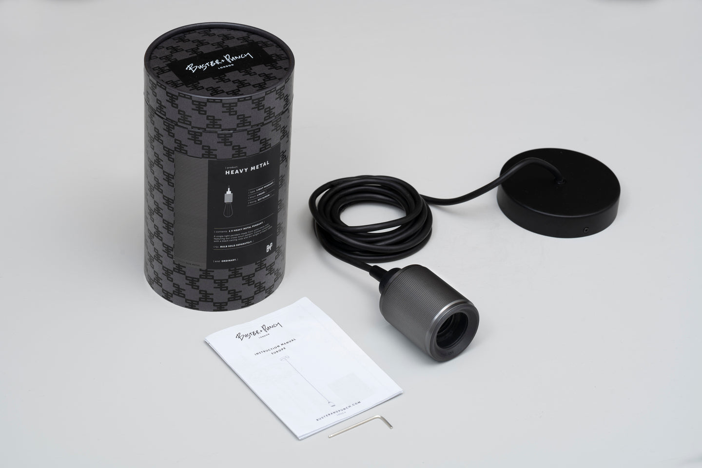 HEAVY METAL PENDEL / LINEAR / GUN METAL