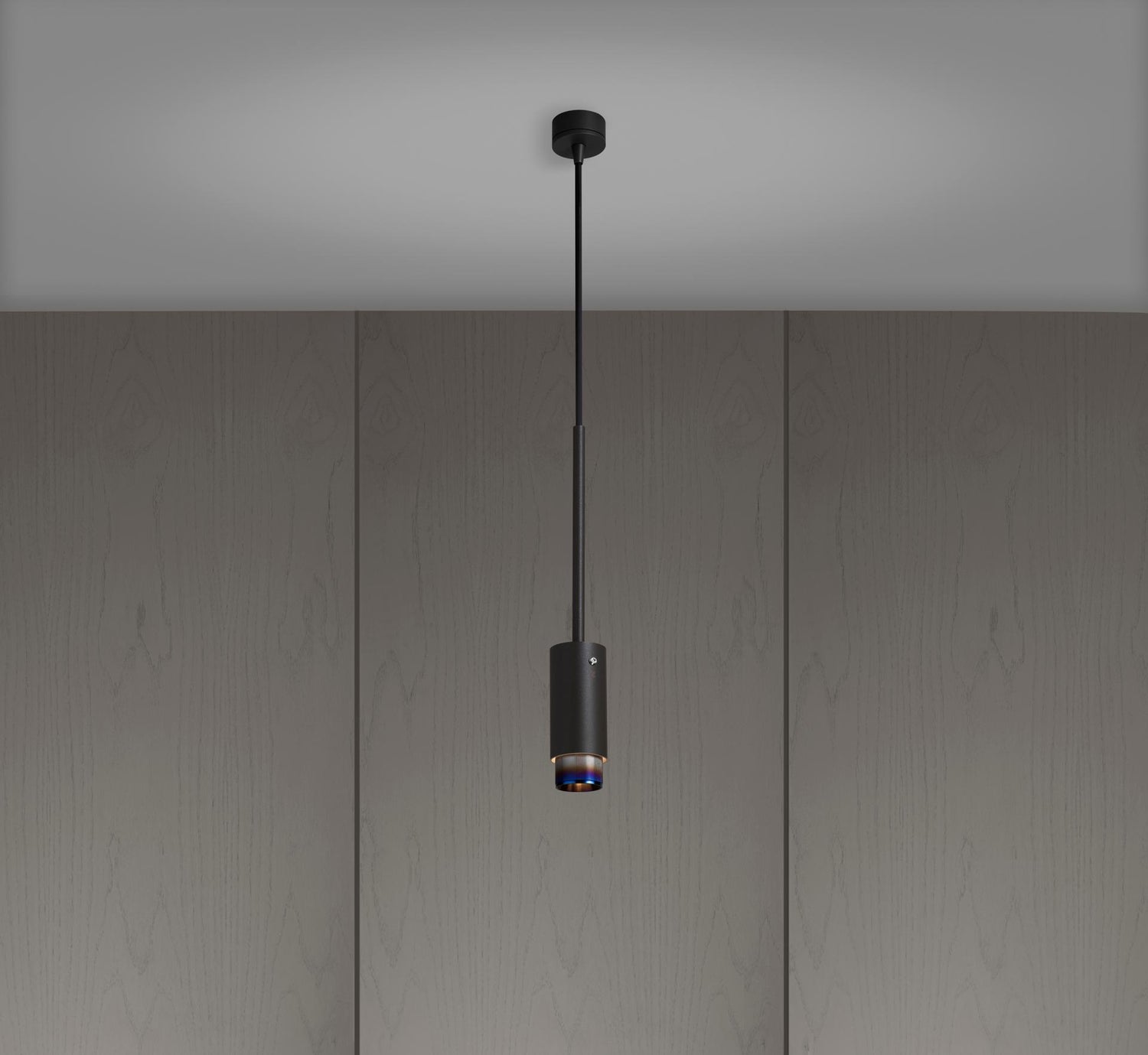 Buster & Punch exhaust pendant linear graphite burnt steel