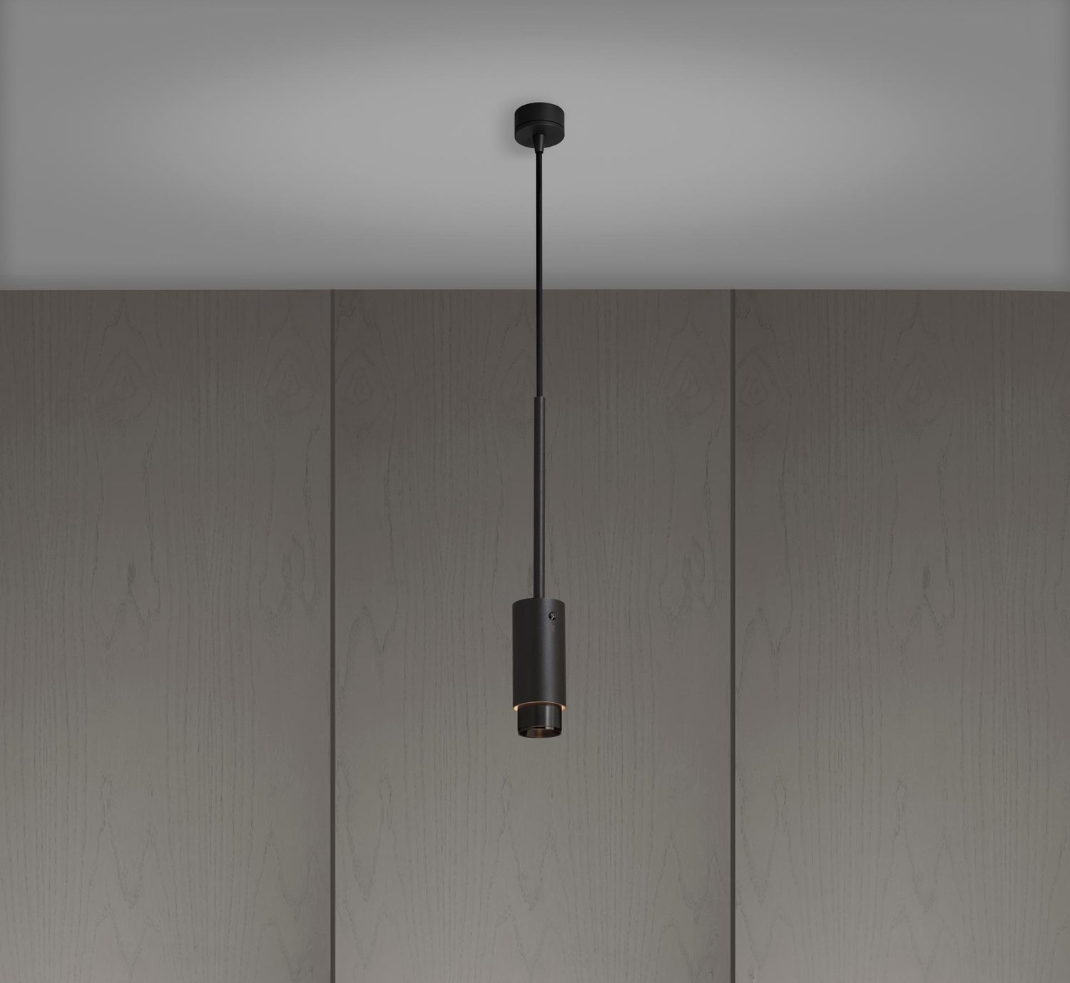Buster & Punch Exhaust pendant linear graphite gun metal