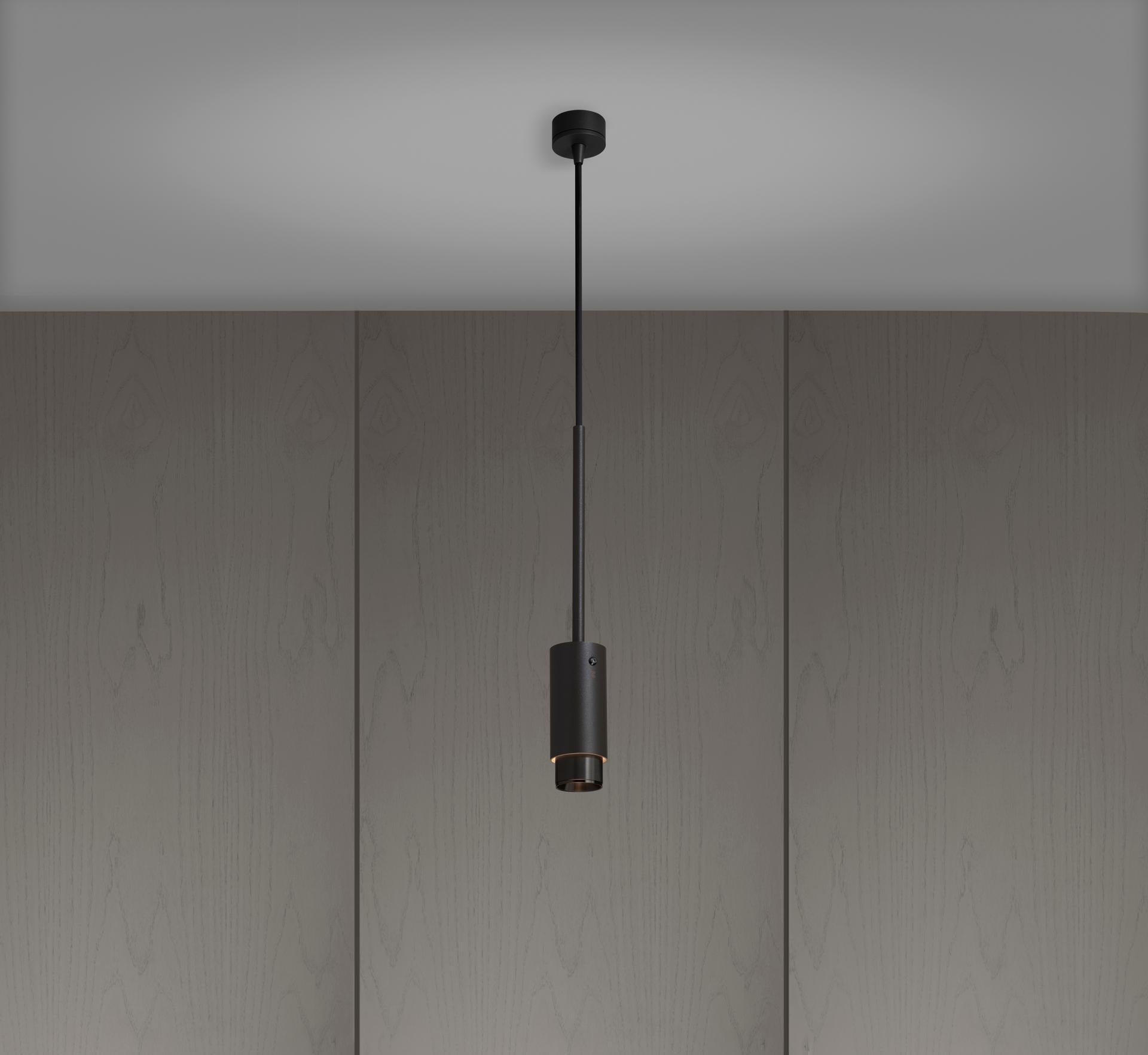 Buster & Punch Exhaust pendant linear graphite gun metal