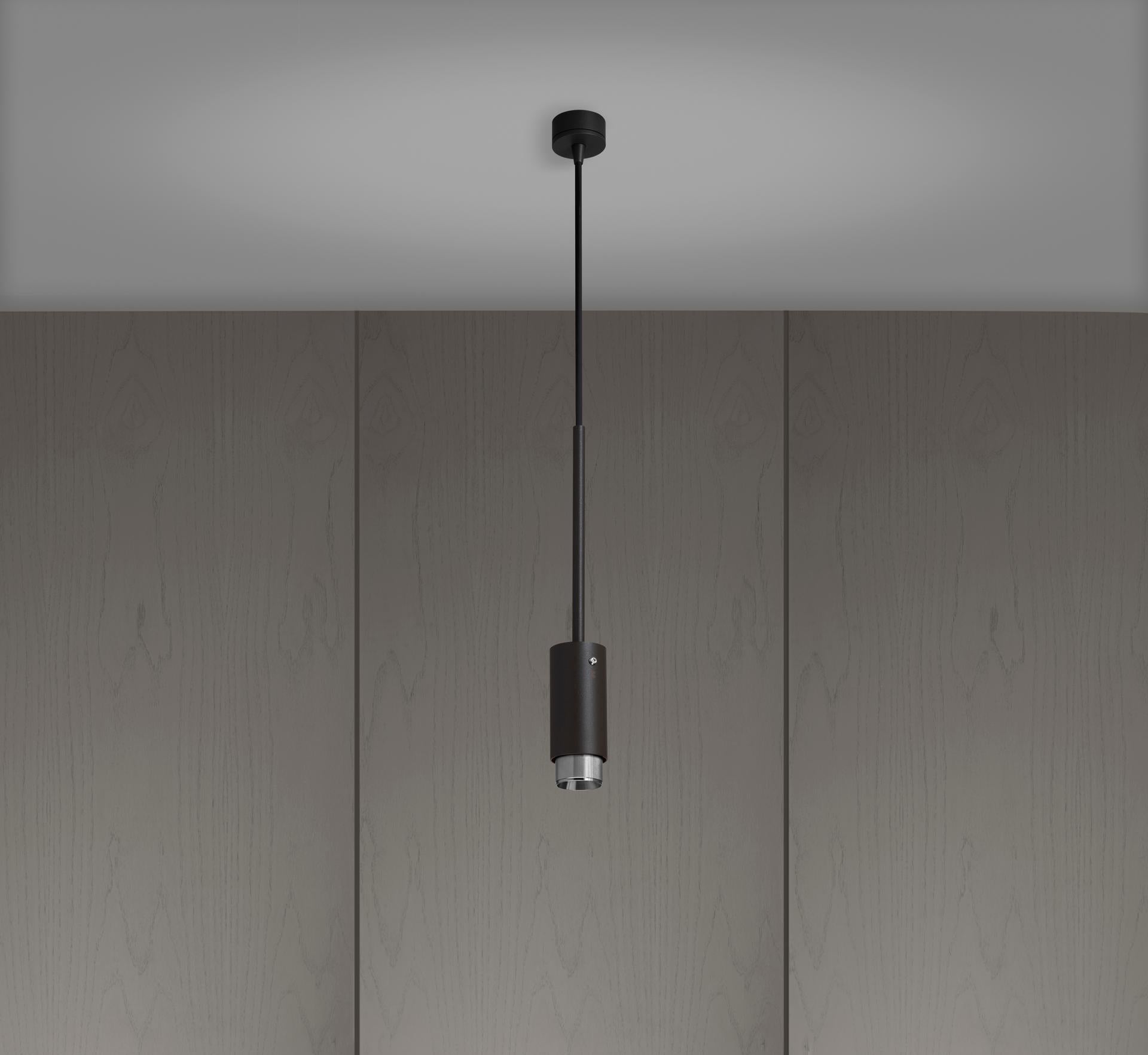 Buster & Punch Exhaust linear pendant graphite steel