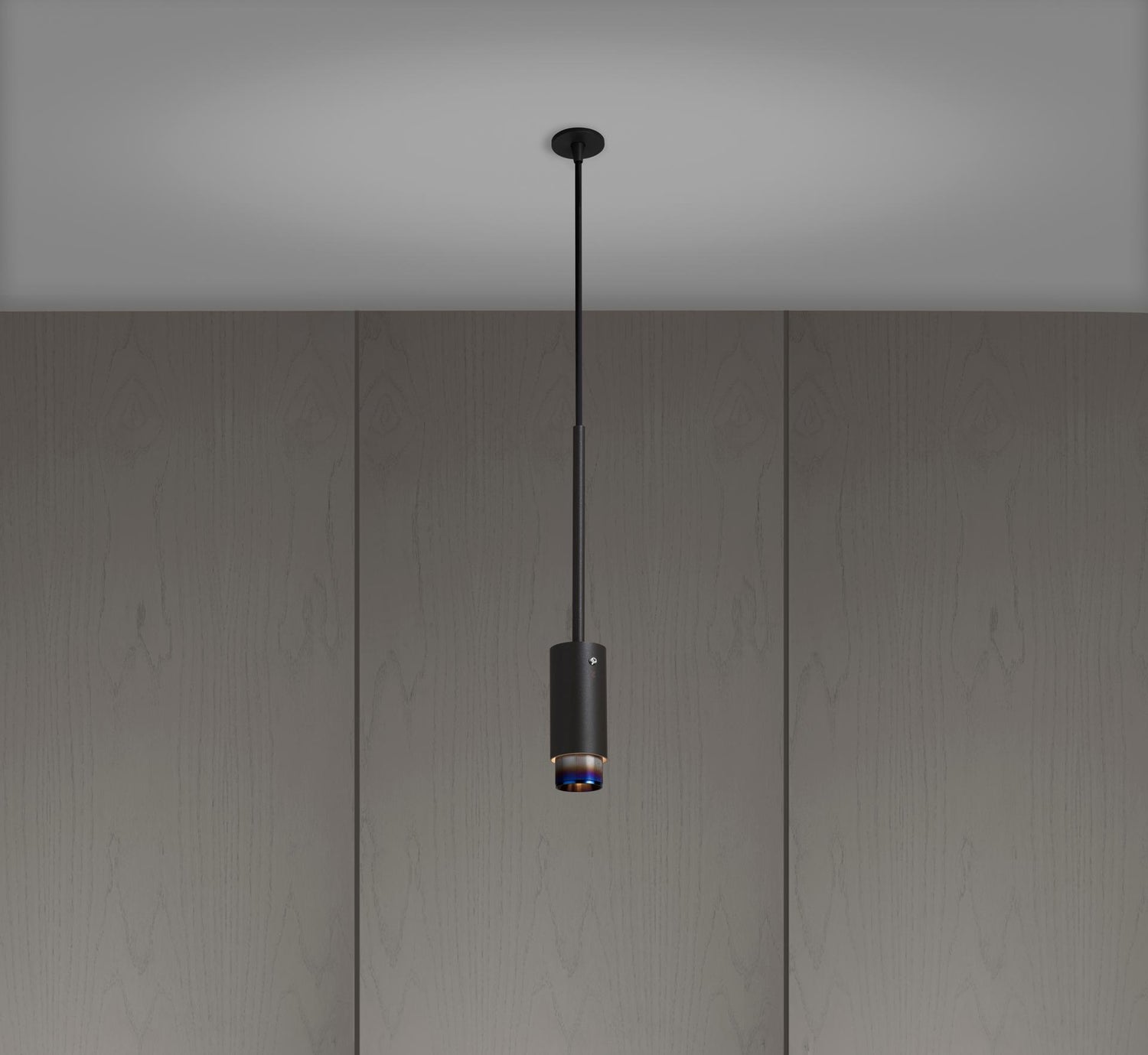Buster & Punch exhaust pendant linear graphite burnt steel