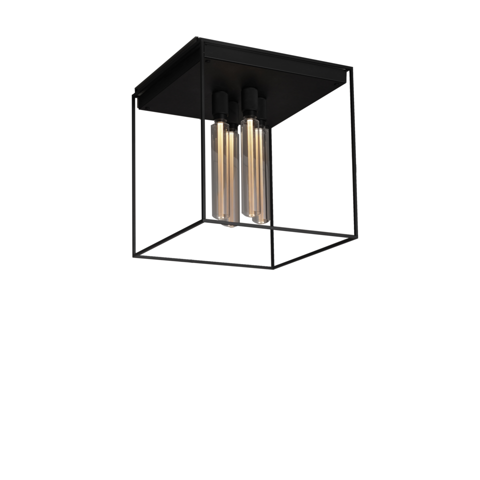 Caged Ceiling 4.0 loftlampe / sort marmor