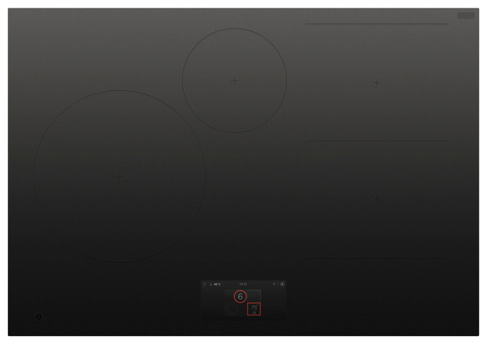 Fisher & Paykel CI764DTTB1 76cm Series 9 4 Zone Induktionskomfur Sort