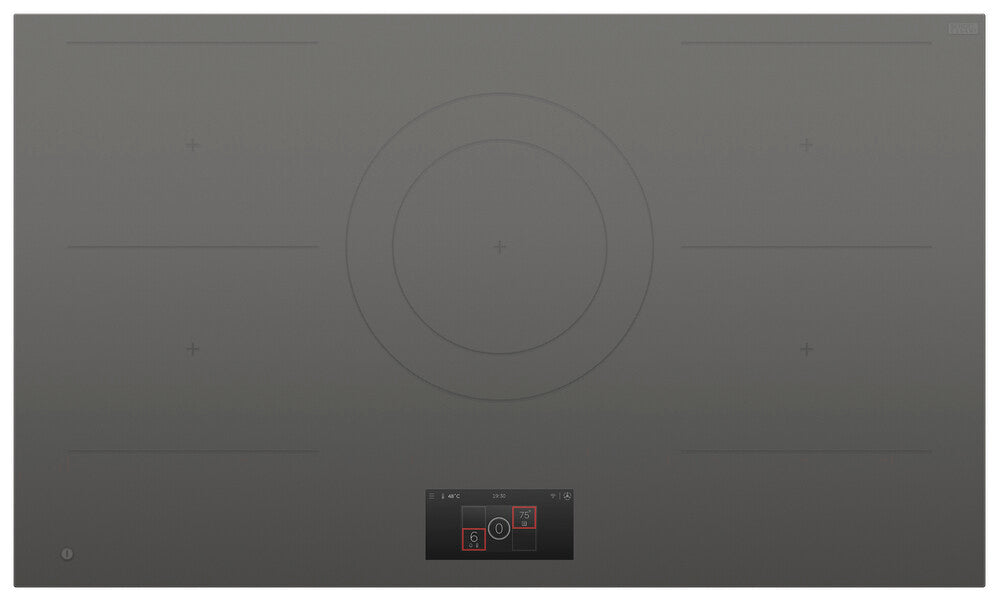 Fisher & Paykel CI905DTTG1 90cm Series 9 5 Zone Induktionskogeplade Grå