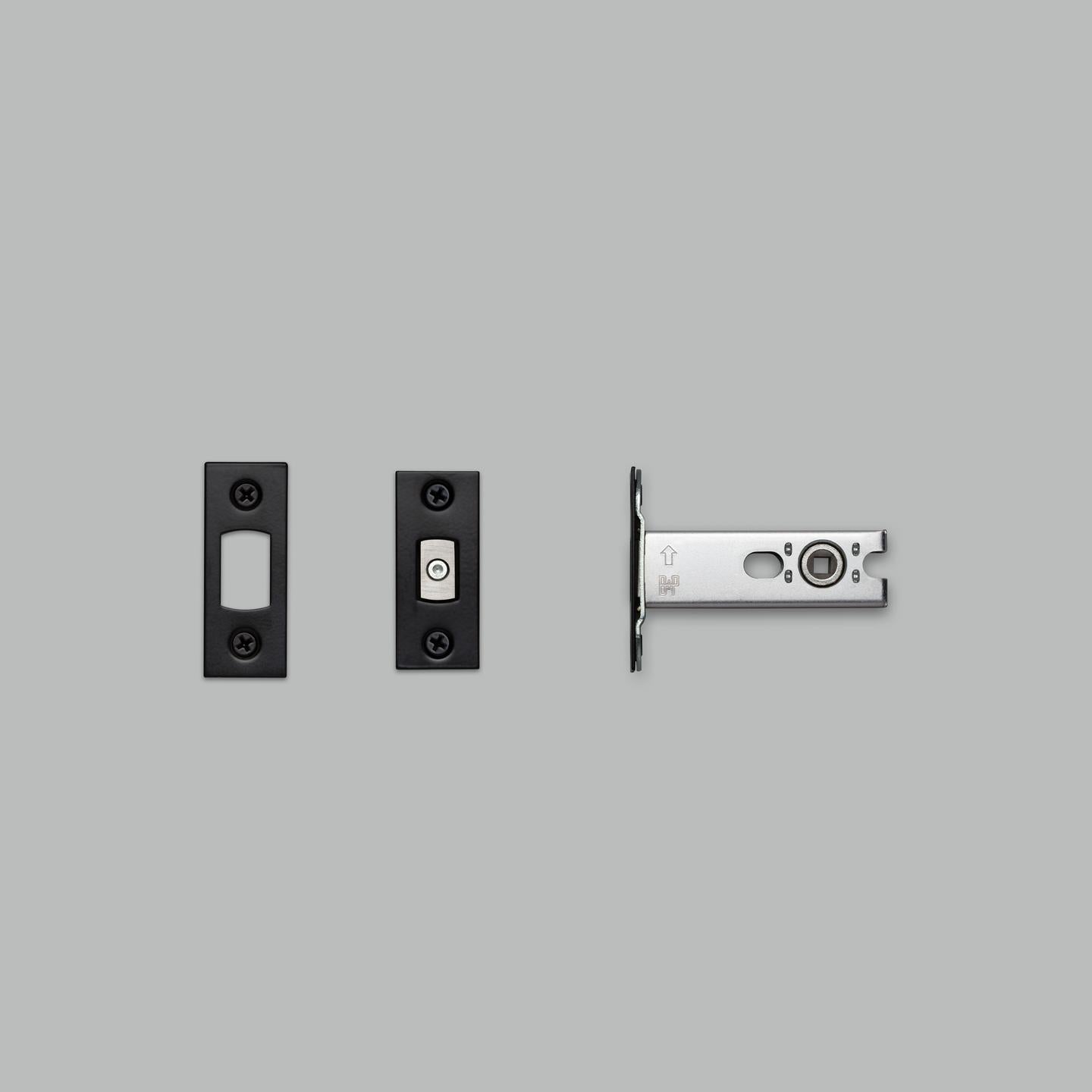 DEADBOLT LATCH / TOMMELSLÅS / 57MM / SORT