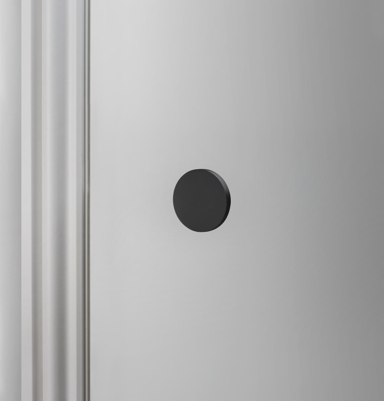 FAST DØRKNOP / 1-SIDET / LINEAR / SVEJSER SORT
