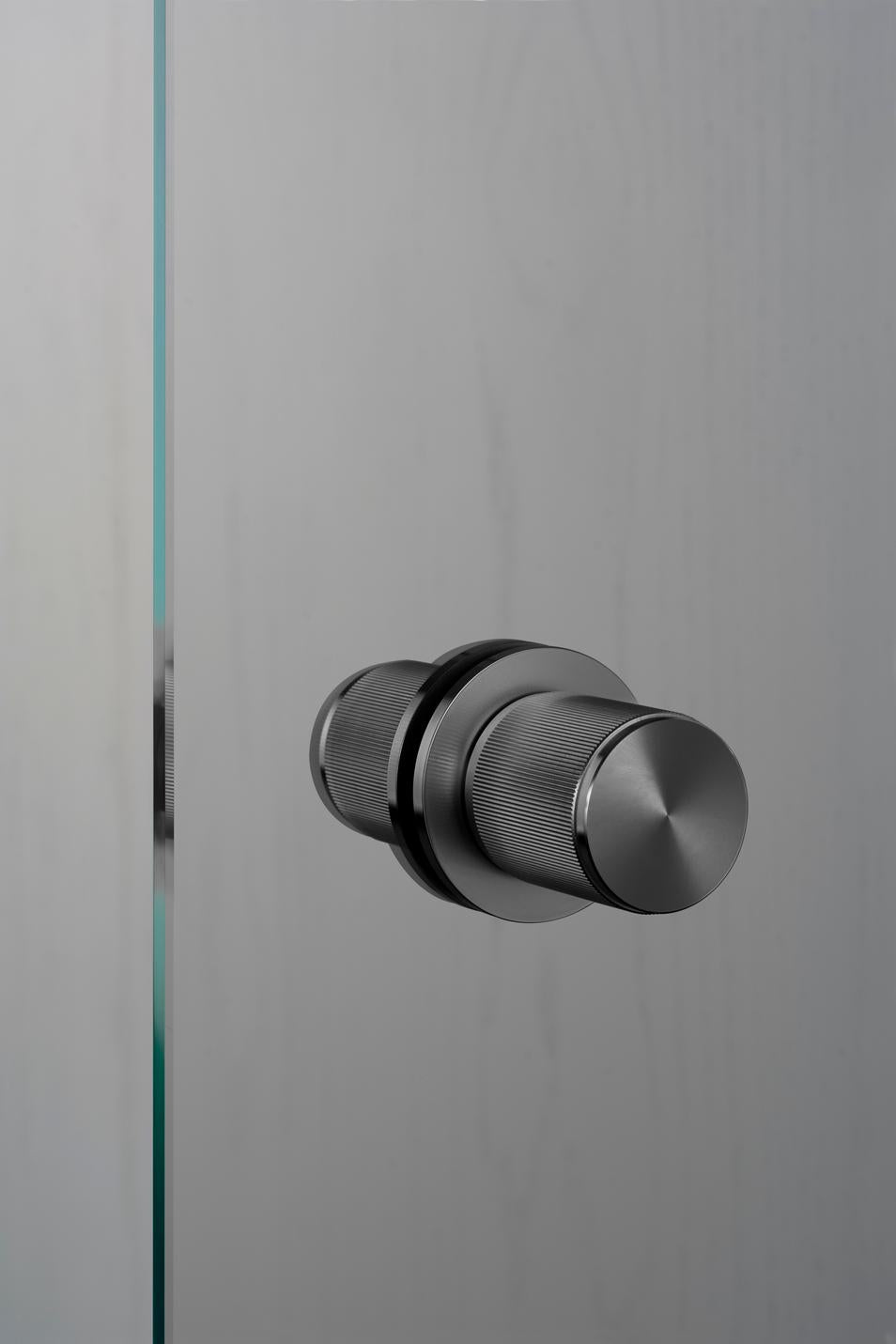 FAST DØRKNOP / DOBBELTSIDET / LINEAR / GUN METAL