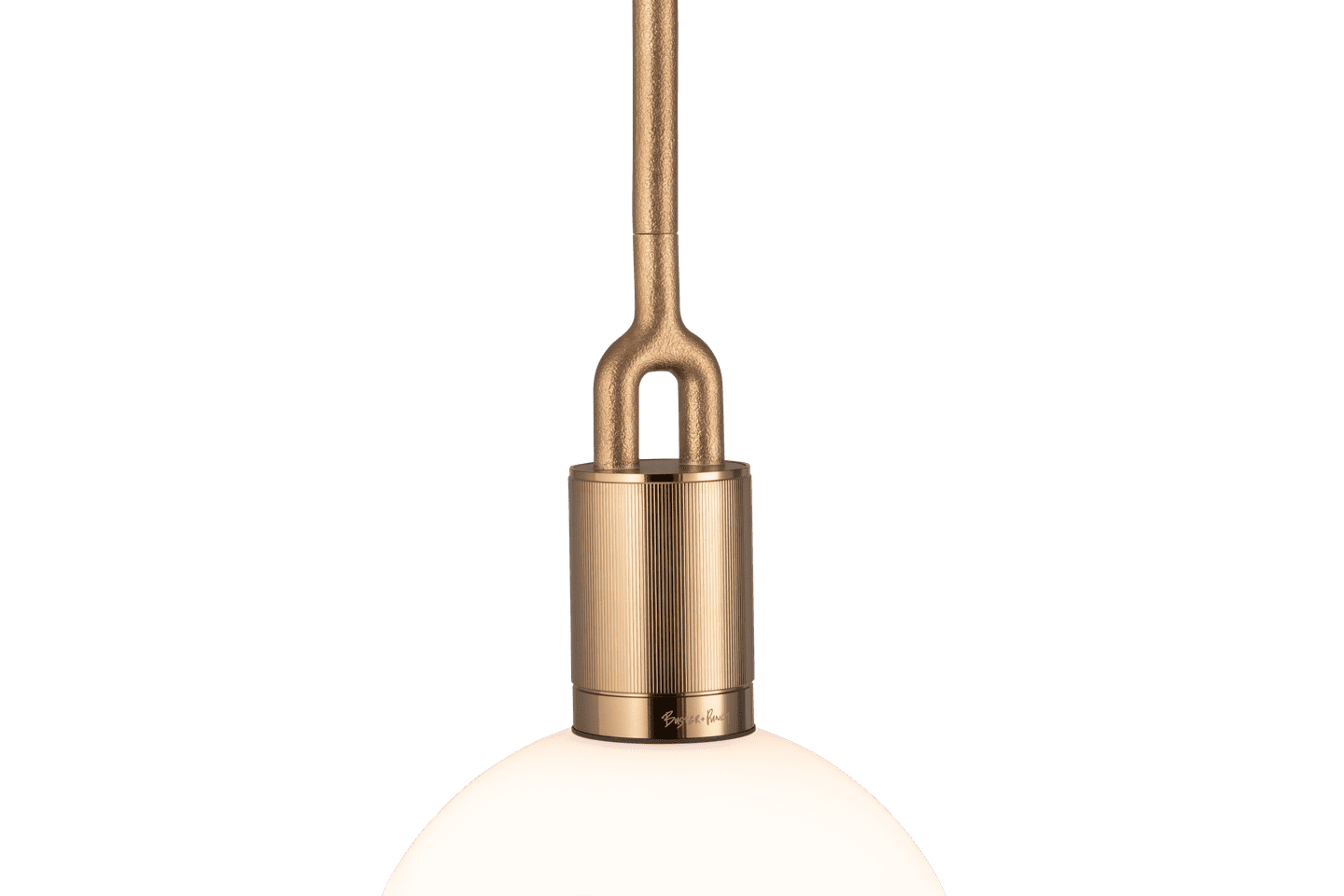 FORKED PENDEL / GLOBE / OPAL / MESSING