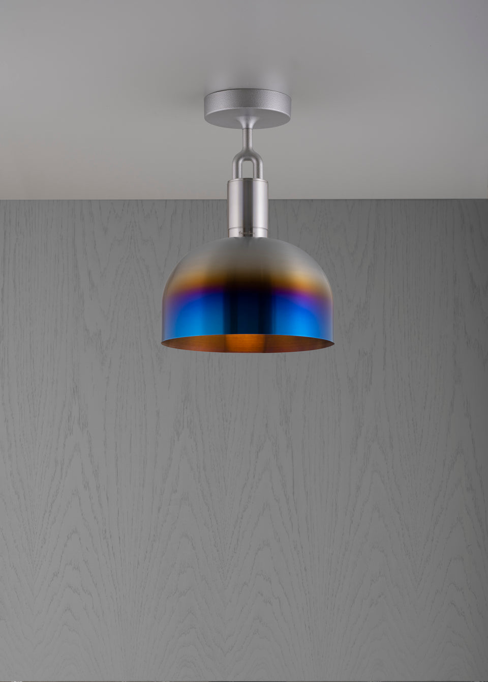 FORKED CEILING / SHADE / STOR / BRÆNDT STÅL