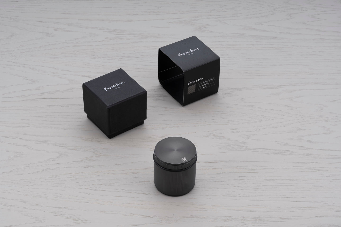 DØRSTOPPER / FRITSTÅENDE / GUN METAL