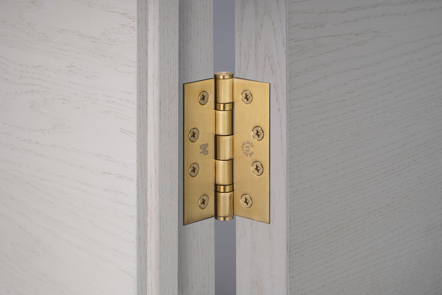 DØRHÆNGSEL / 102 x 76 x 3 MM / MESSING