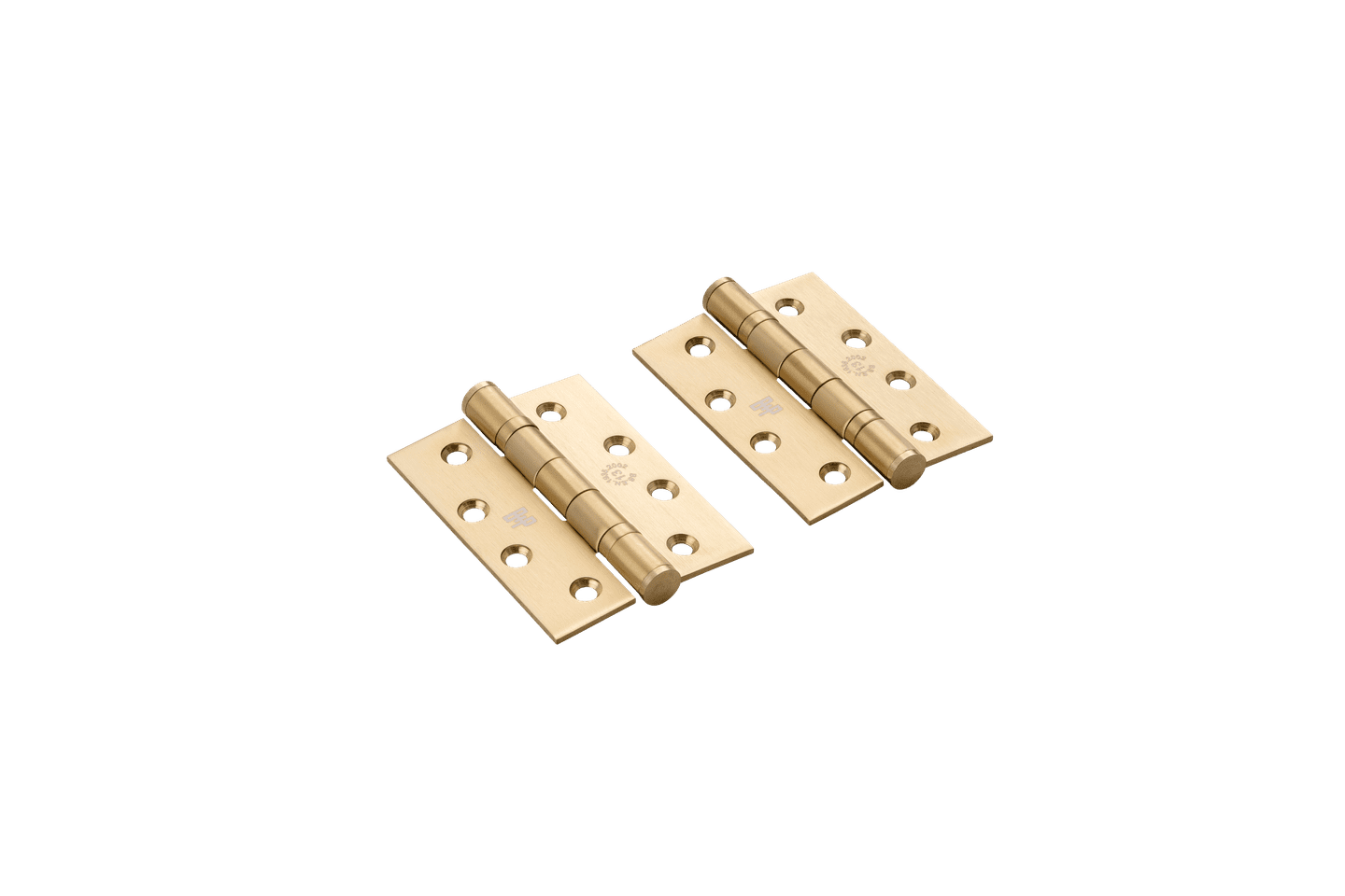 DØRHÆNGSEL / 102 x 76 x 3 MM / MESSING