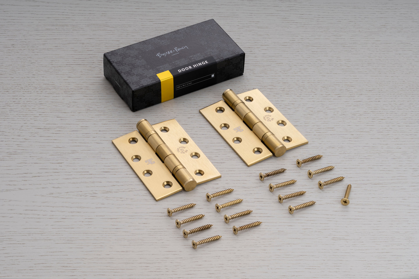 DØRHÆNGSEL / 76 X 51 X 2 MM / MESSING