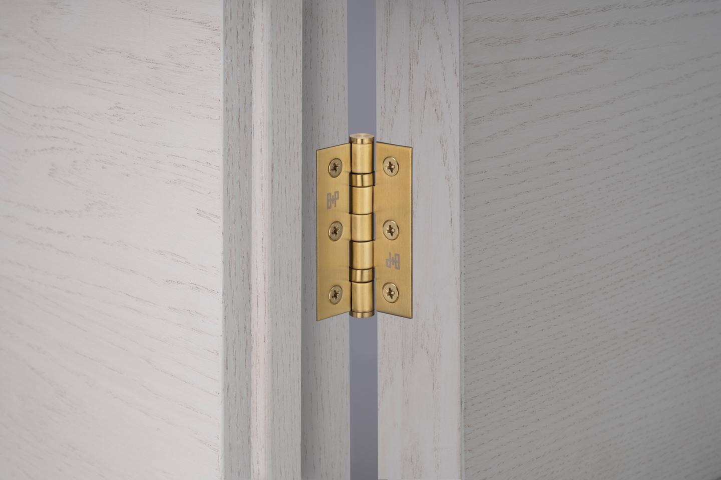 DØRHÆNGSEL / 76 X 51 X 2 MM / MESSING