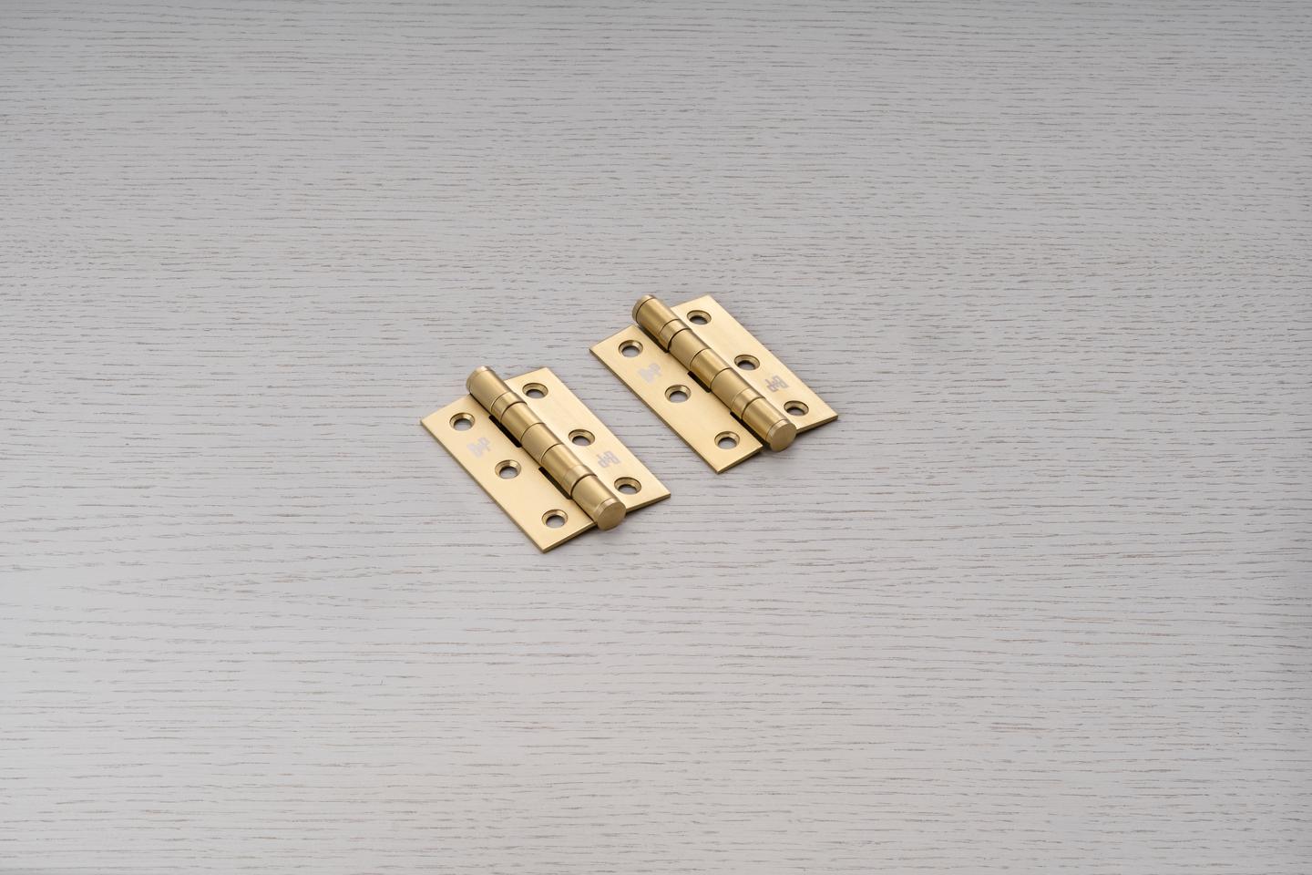 DØRHÆNGSEL / 76 X 51 X 2 MM / MESSING