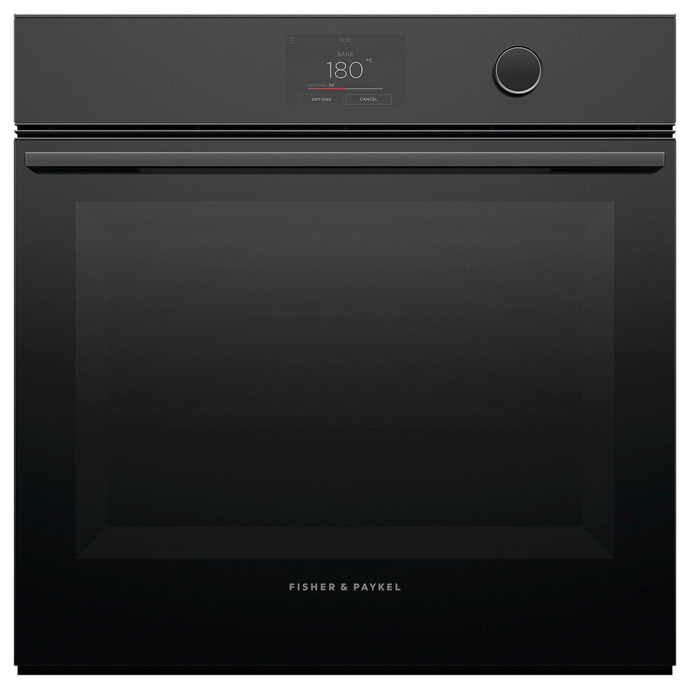 Fisher & Paykel OB60SMPTDB1 60 cm Series 9 Minimal Pyrolytisk Ovn Sort