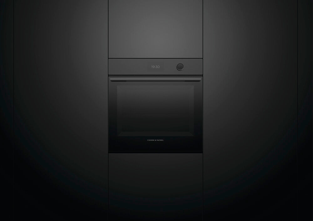 Fisher & Paykel OB60SMPTDB1 60 cm Series 9 Minimal Pyrolytisk Ovn Sort