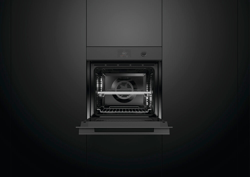Fisher & Paykel OB60SMPTDB1 60 cm Series 9 Minimal Pyrolytisk Ovn Sort