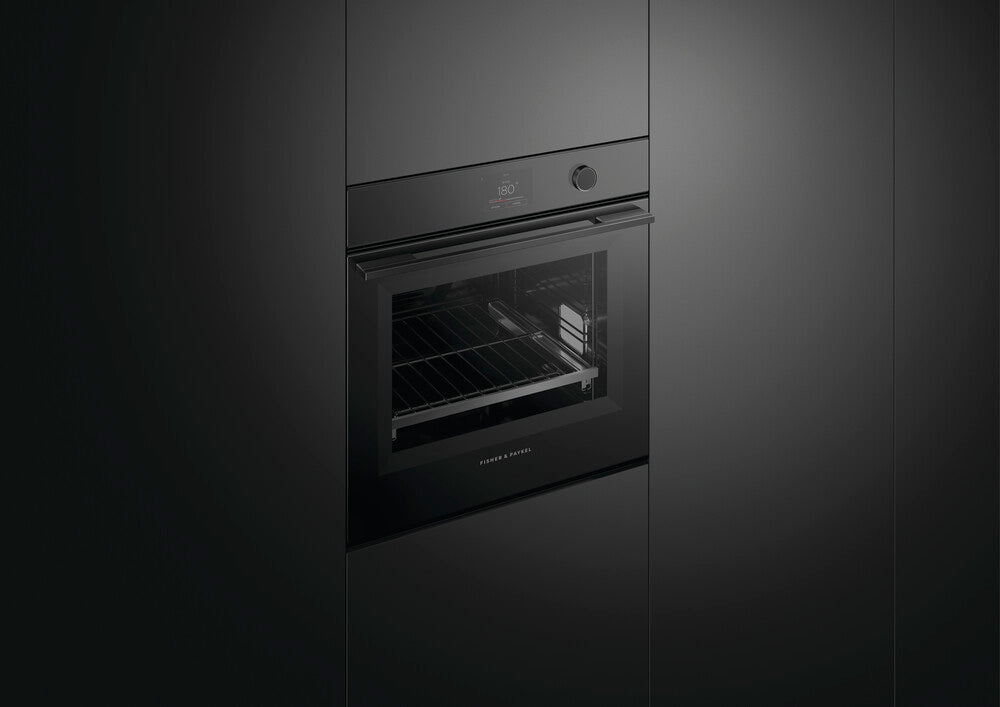 Fisher & Paykel OB60SMPTDB1 60 cm Series 9 Minimal Pyrolytisk Ovn Sort