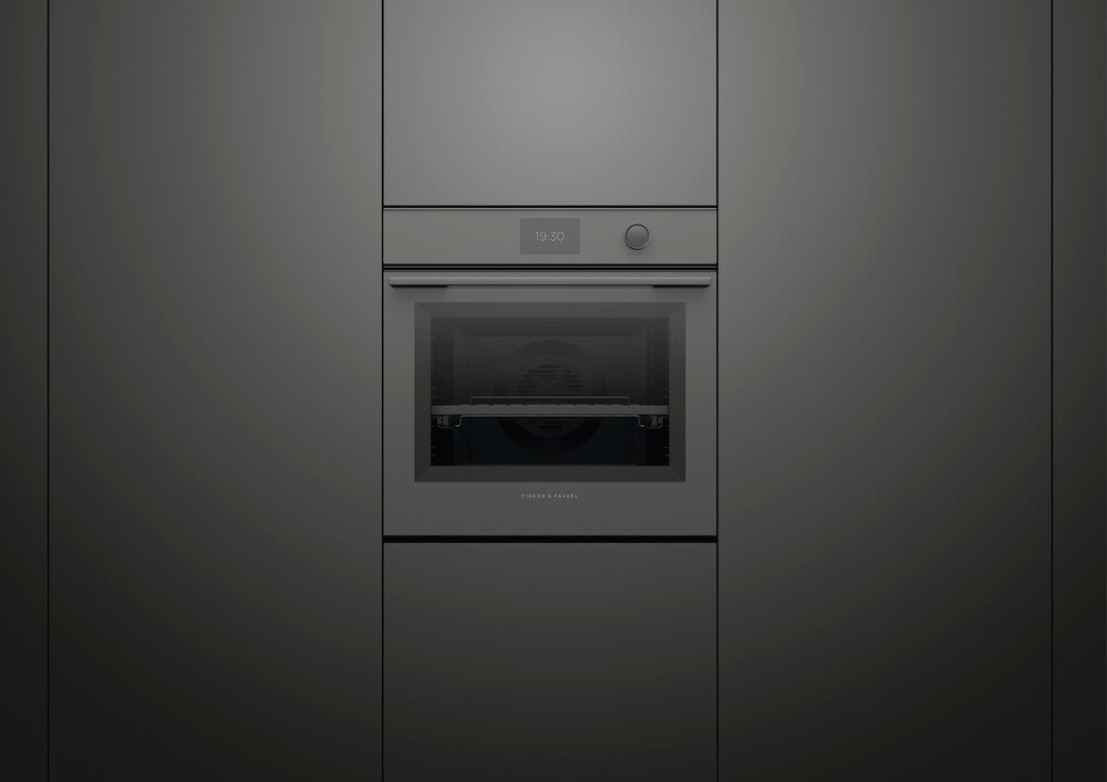 Fisher & Paykel OB60SMPTDG1 60 cm Series 9 Minimal Pyrolytic Oven Grå