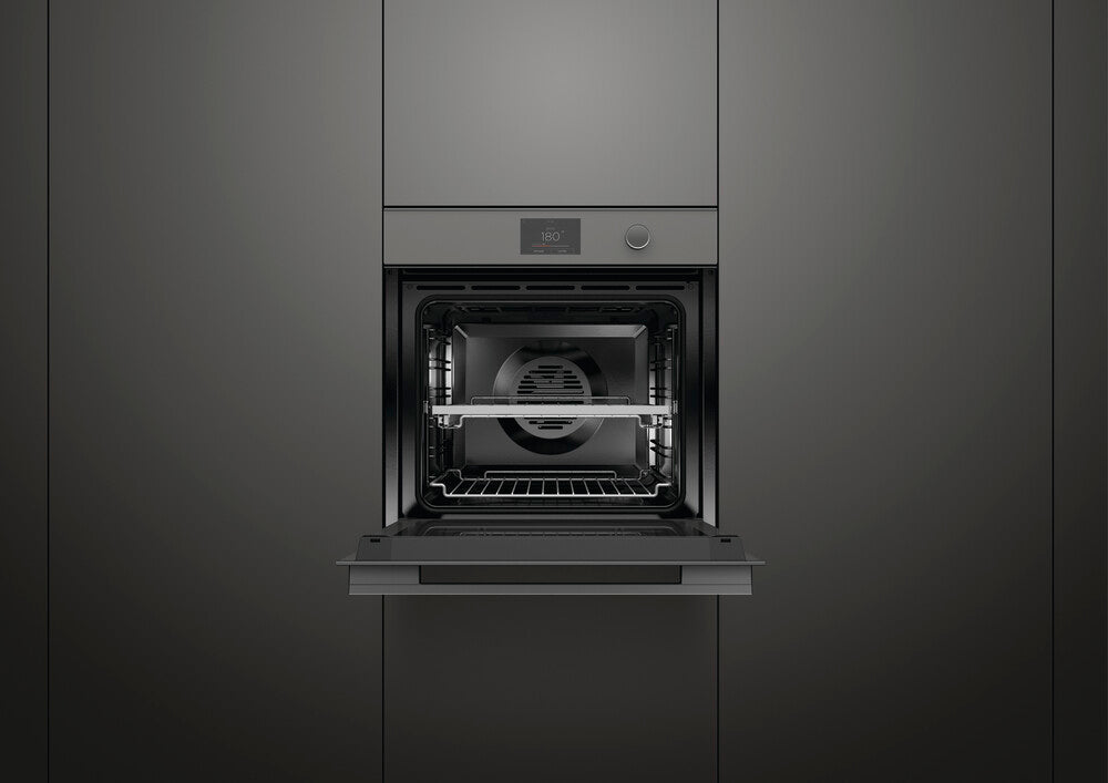 Fisher & Paykel OB60SMPTDG1 60 cm Series 9 Minimal Pyrolytic Oven Grå