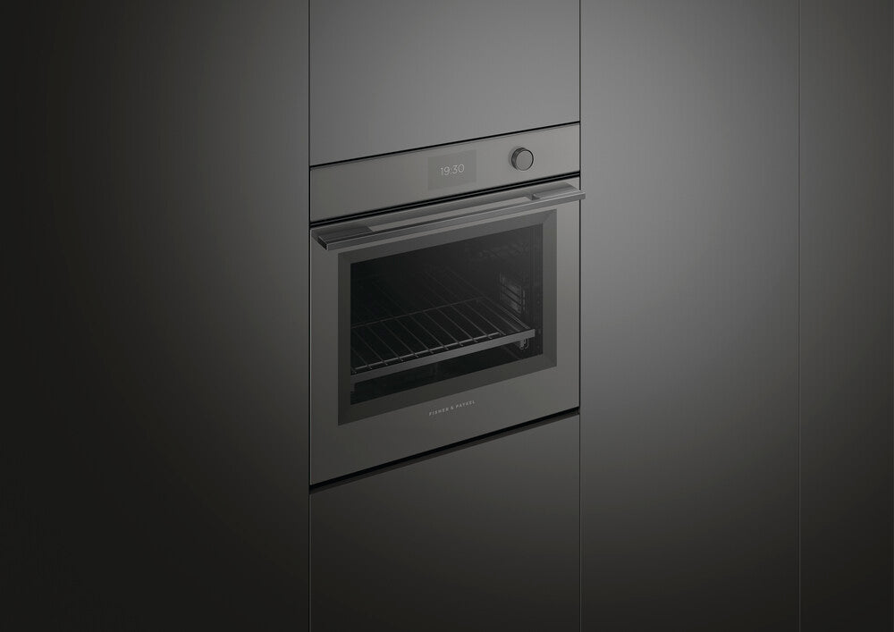 Fisher & Paykel OB60SMPTDG1 60 cm Series 9 Minimal Pyrolytic Oven Grå
