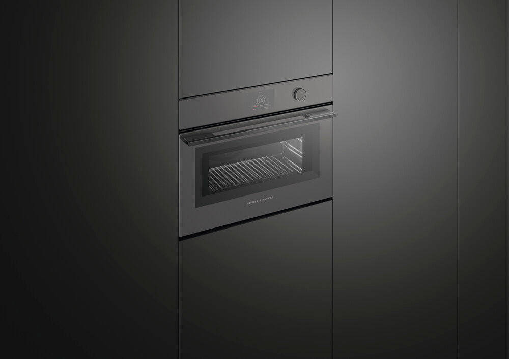 Fisher & Paykel OM60NMTDG1 60cm Series 9 Minimal Compact Combi-Microwave Oven Grey