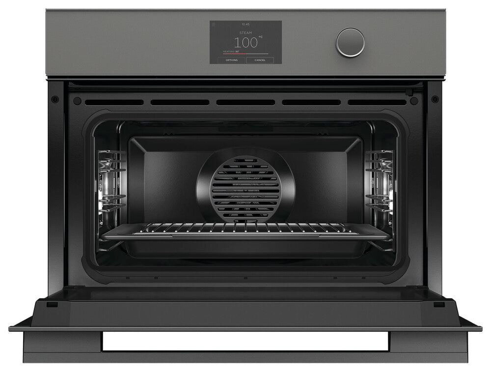 Fisher & Paykel OS60NMTDG1 60cm Series 9 Minimal Compact Combi-Steam Oven Grey