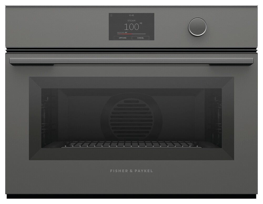 Fisher & Paykel OS60NMTDG1 60cm Series 9 Minimal Compact Combi-Steam Oven Grey