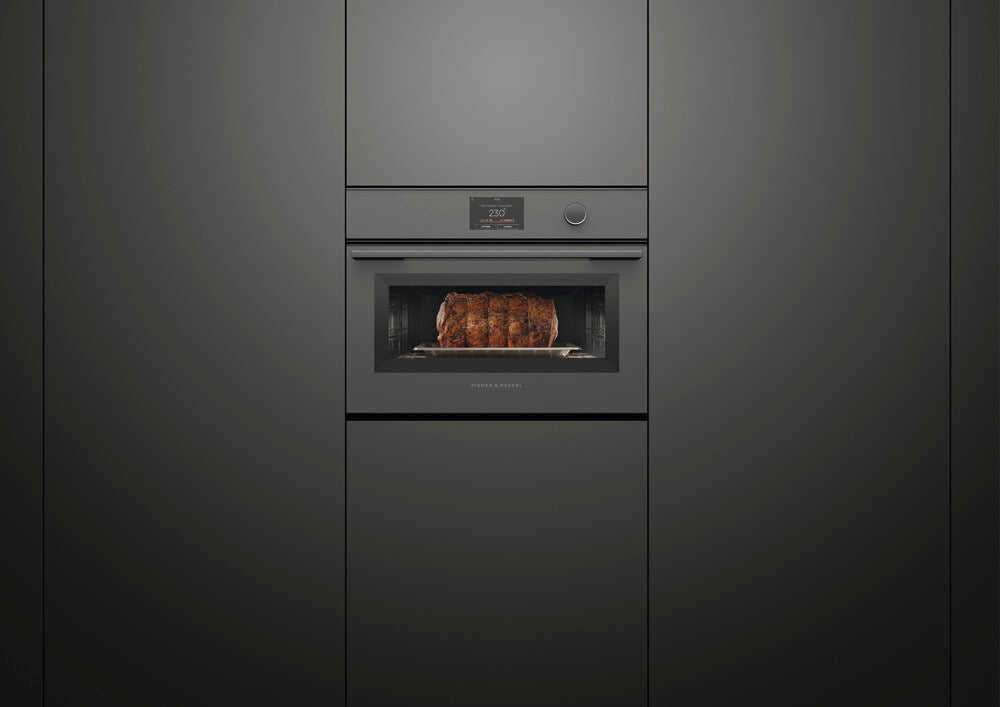 Fisher & Paykel OS60NMTDG1 60cm Series 9 Minimal Compact Combi-Steam Oven Grey