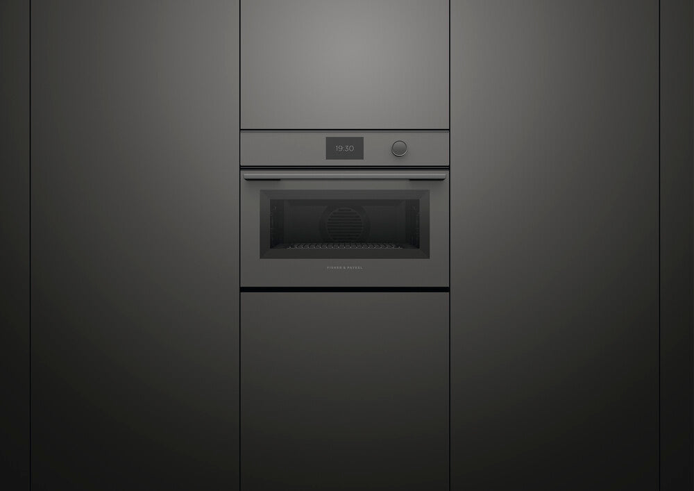 Fisher & Paykel OS60NMTDG1 60cm Series 9 Minimal Compact Combi-Steam Oven Grey