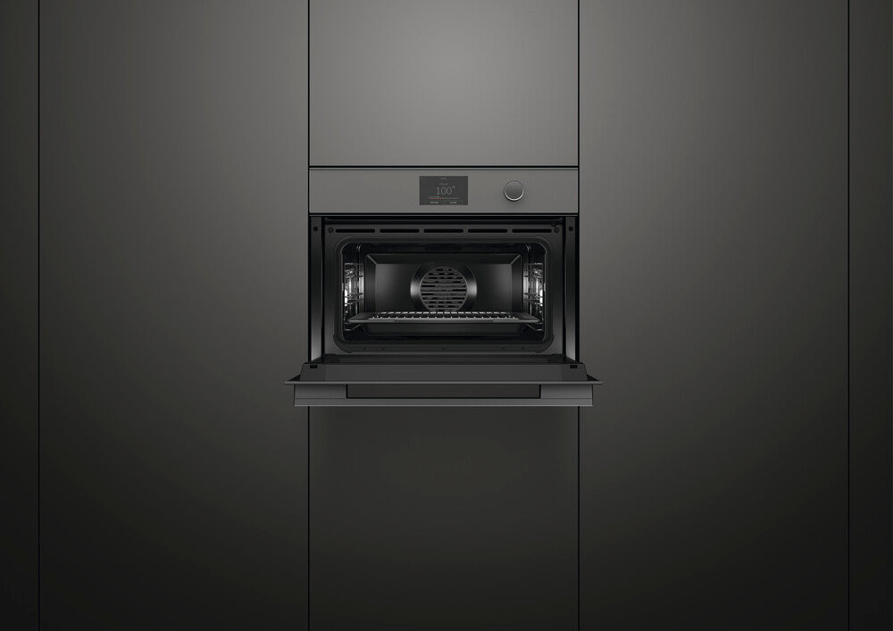Fisher & Paykel OS60NMTDG1 60cm Series 9 Minimal Compact Combi-Steam Oven Grey