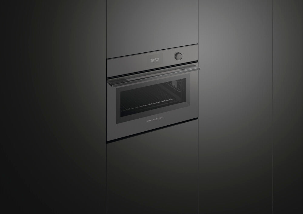 Fisher & Paykel OS60NMTDG1 60cm Series 9 Minimal Compact Combi-Steam Oven Grey