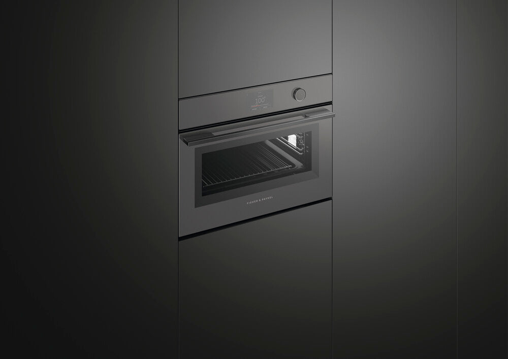 Fisher & Paykel OS60NMTDG1 60cm Series 9 Minimal Compact Combi-Steam Oven Grey