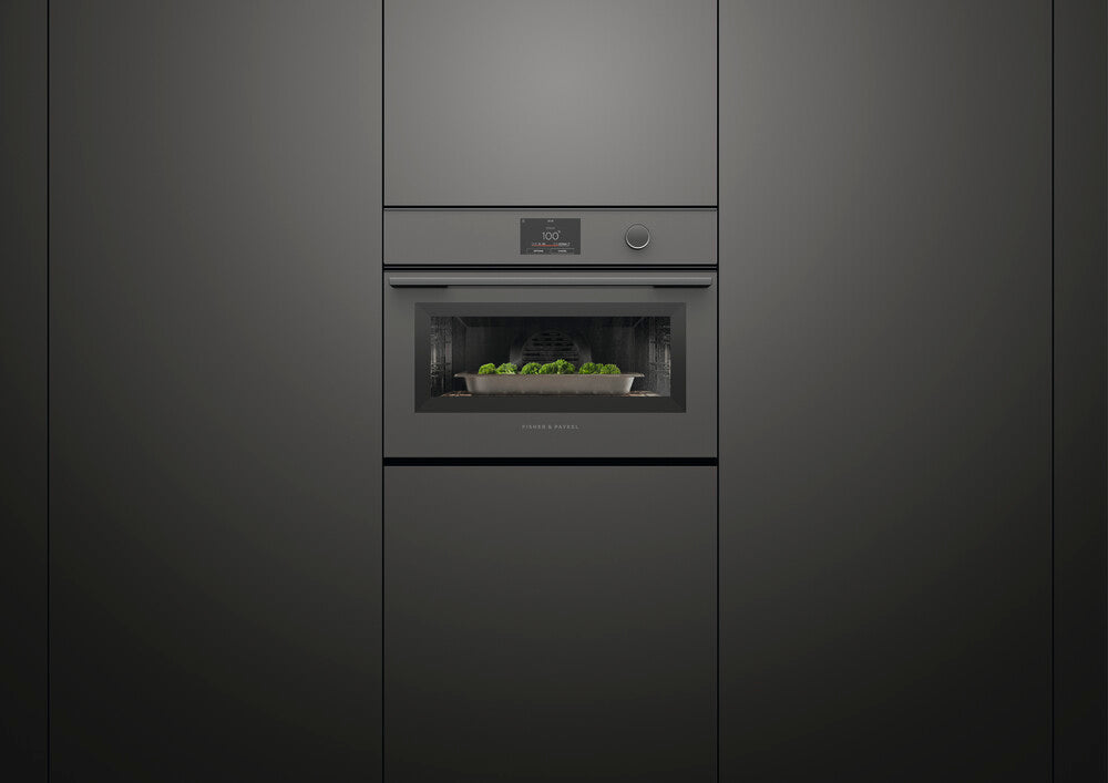 Fisher & Paykel OS60NMTDG1 60cm Series 9 Minimal Compact Combi-Steam Oven Grey
