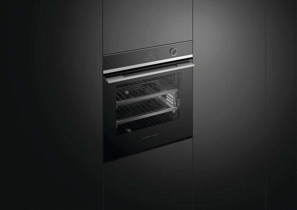 Fisher & Paykel OS60SDTDX2 60 cm serie 11 moderne kombidampovn sort og stål