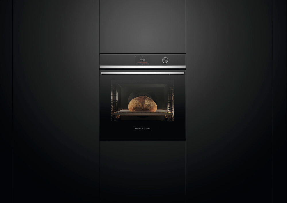 Fisher & Paykel OS60SDTDX2 60 cm serie 11 moderne kombidampovn sort og stål