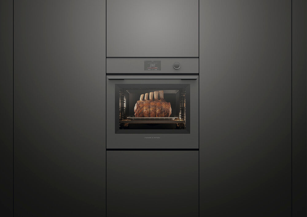 Fisher & Paykel OS60SMTDG1 60cm Series 11 Contemporary Combi-Steam Ovn Grå