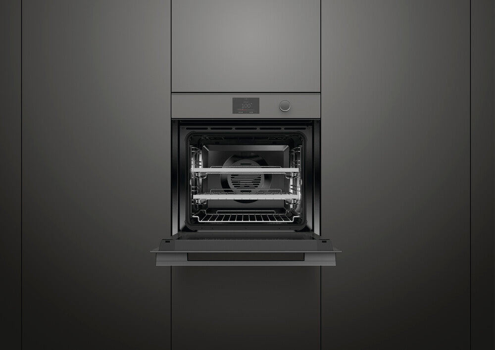 Fisher & Paykel OS60SMTDG1 60cm Series 11 Contemporary Combi-Steam Ovn Grå